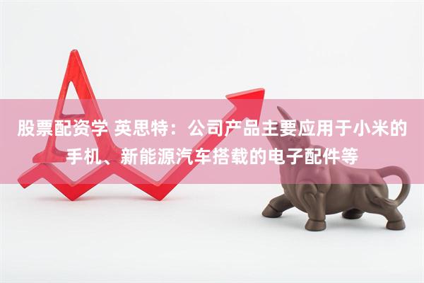 股票配资学 英思特：公司产品主要应用于小米的手机、新能源汽车搭载的电子配件等