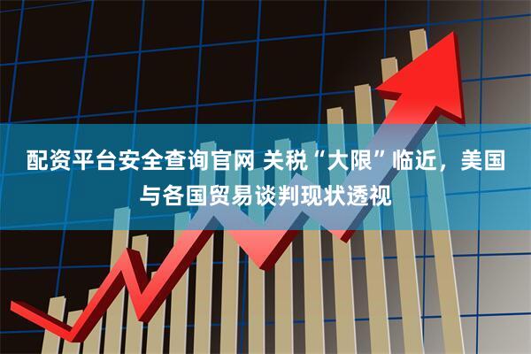 配资平台安全查询官网 关税“大限”临近，美国与各国贸易谈判现状透视
